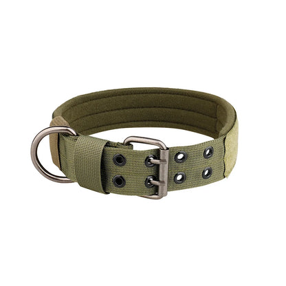 Adjustable Nylon Tactical Dog Collar for Medium to Large Dogs - Smarsty