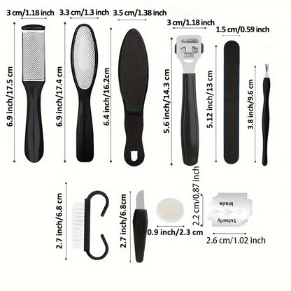 Stainless Steel Pedicure Set for Exfoliating Calluses - Smarsty