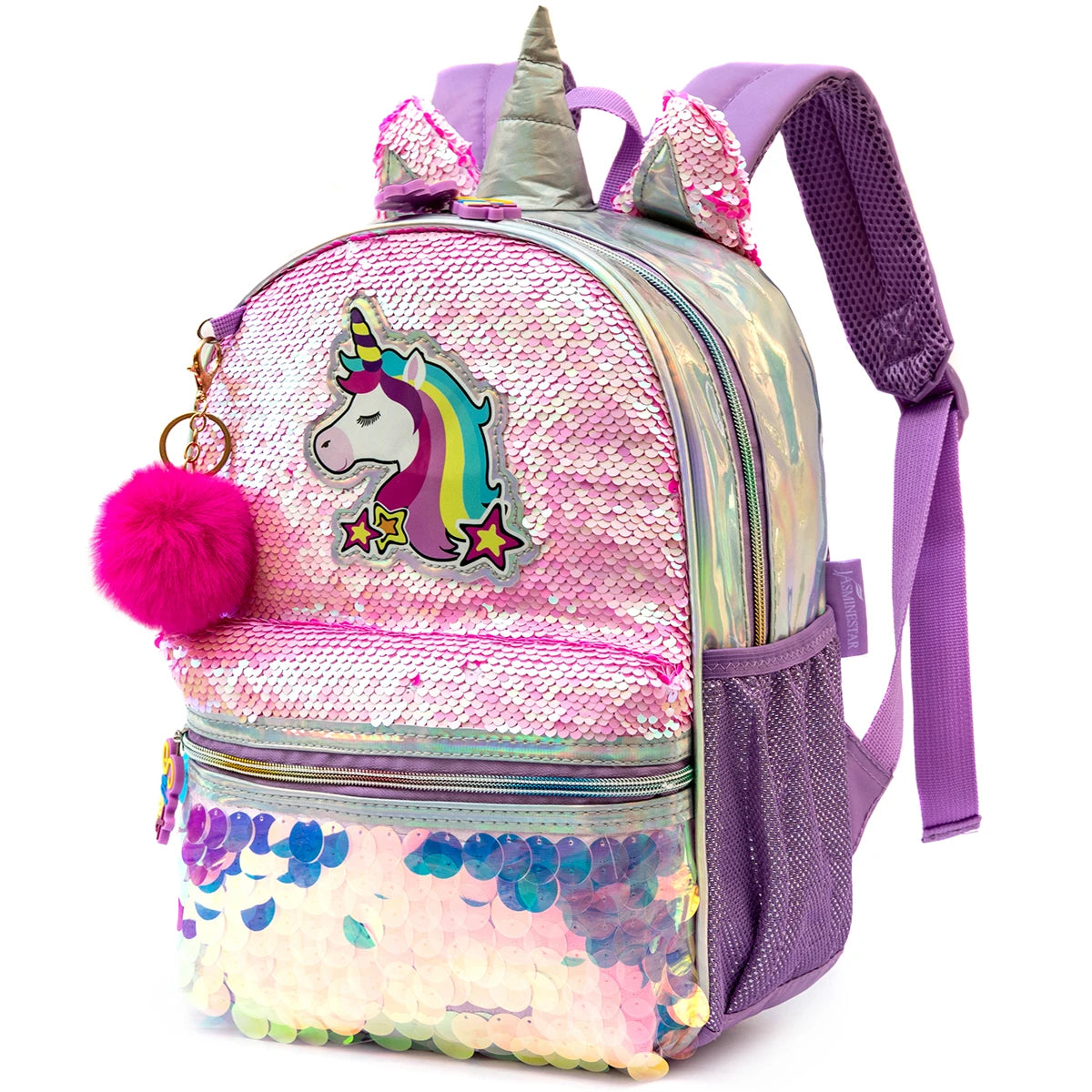 Girls Sequins Backpack For Kindergarten And School - Smarsty