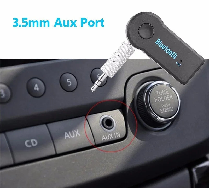 2 in 1 wireless Bluetooth 5.0 receiver 3.5mm jack for car music audio aux A2DP headphone transmitter adapter reciever handsfree - Smarsty