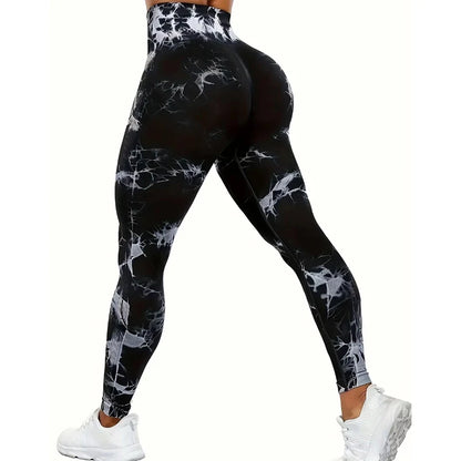 Women Yoga Pants Sport Leggings Seamless High Waist Push Up Woman Tights Fitness Workout Leggins Gym Clothing - Smarsty