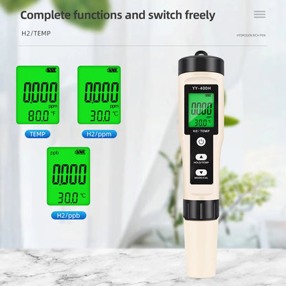4 in 1 Water Quality Tester with Temperature and PH Calibration - Smarsty