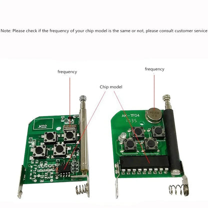 433MHZ Remote Control Garage Door Opener Clone - Smarsty