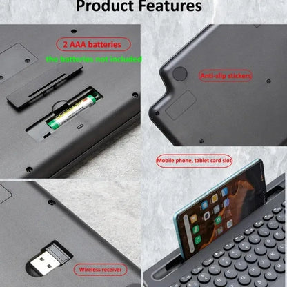 Bluetooth Wireless Mini Keyboard For Windows Tablets
