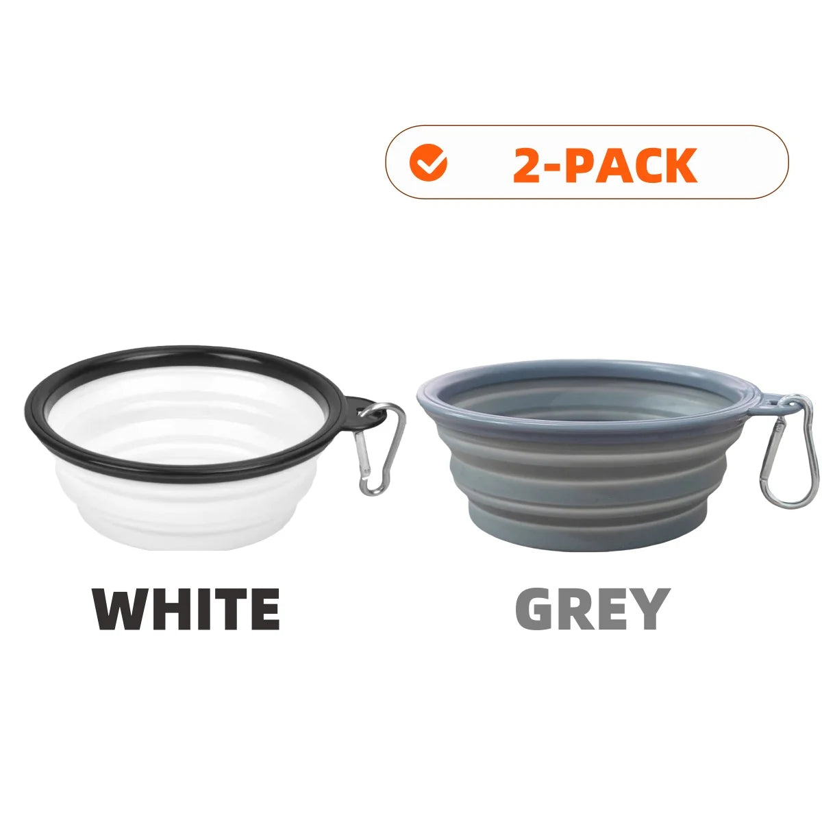 Collapsible Silicone Dog Bowls for Travel and Camping - Smarsty