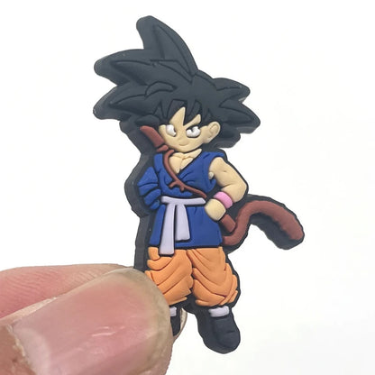 New JIBBITZ Dragon Ball Shoe Charm For Clogs PVC Waterproof Sandals Decorate Buckle Decorations Accessories Toys Gift