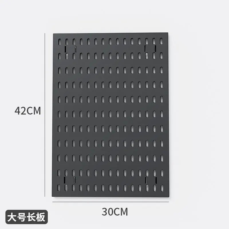 No Punching Pegboard Wall Organizer Panel Shelves For Gamer Room,bathroom,kitchen Storage Rack Organizer Pegboard Accessories