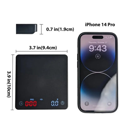 Nano Coffee Scale with Timer for Perfect Espresso - Smarsty