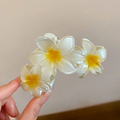 Sunflower Gradient Flower Hair Clip Secure Beach Style - Smarsty