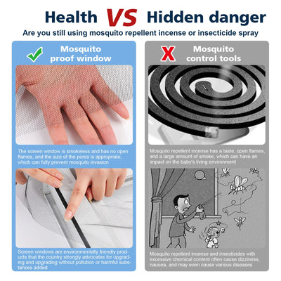 DIY Self-Adhesive Anti Mosquito Window Netting - Smarsty