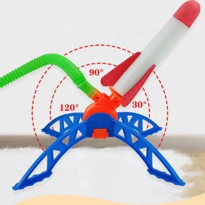 Kid Air Rocket Foot Pump Launcher Outdoor Air Pressed Pedal Soaring Rocket Toys Child Play Set Jump Sport Game Toys For Children - Smarsty