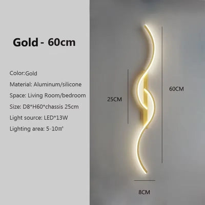Modern LED Wall Lamp for Minimalist Bedroom Lighting - Smarsty