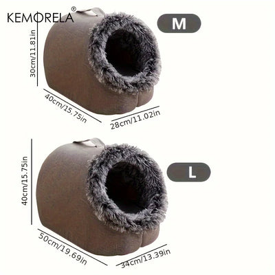 KEMORELA Portable Cat Bed With Warm Thick Design - Smarsty