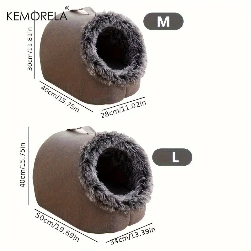 KEMORELA Portable Cat Bed With Warm Thick Design - Smarsty
