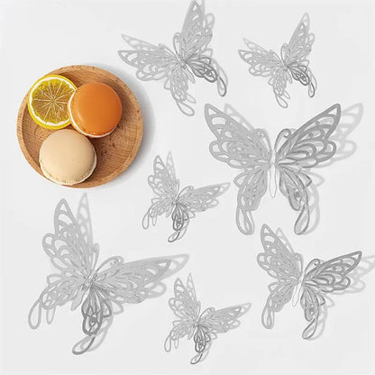 3D Hollow Butterfly Wall Stickers for Kids Room Decor - Smarsty