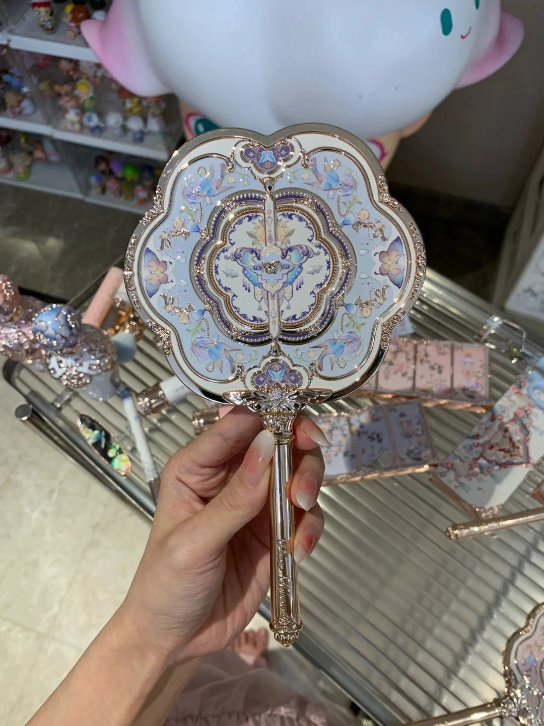 Flower Knows Handheld Mirror Moonlight Mermaid Design - Smarsty