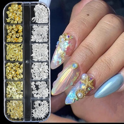 Metal Ocean Nail Art Charms for Stunning Manicures - Smarsty