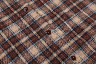 Spring Autumn Vintage Plaid Checkered Shirt Women's Long Sleeve Blouse Loose Single Breasted Casual Shirt - Smarsty