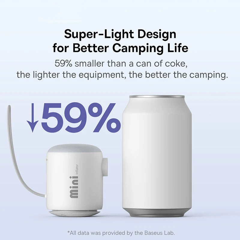 Wireless Air Pump 2In1 Inflate Deflate For Camping Mini - Smarsty
