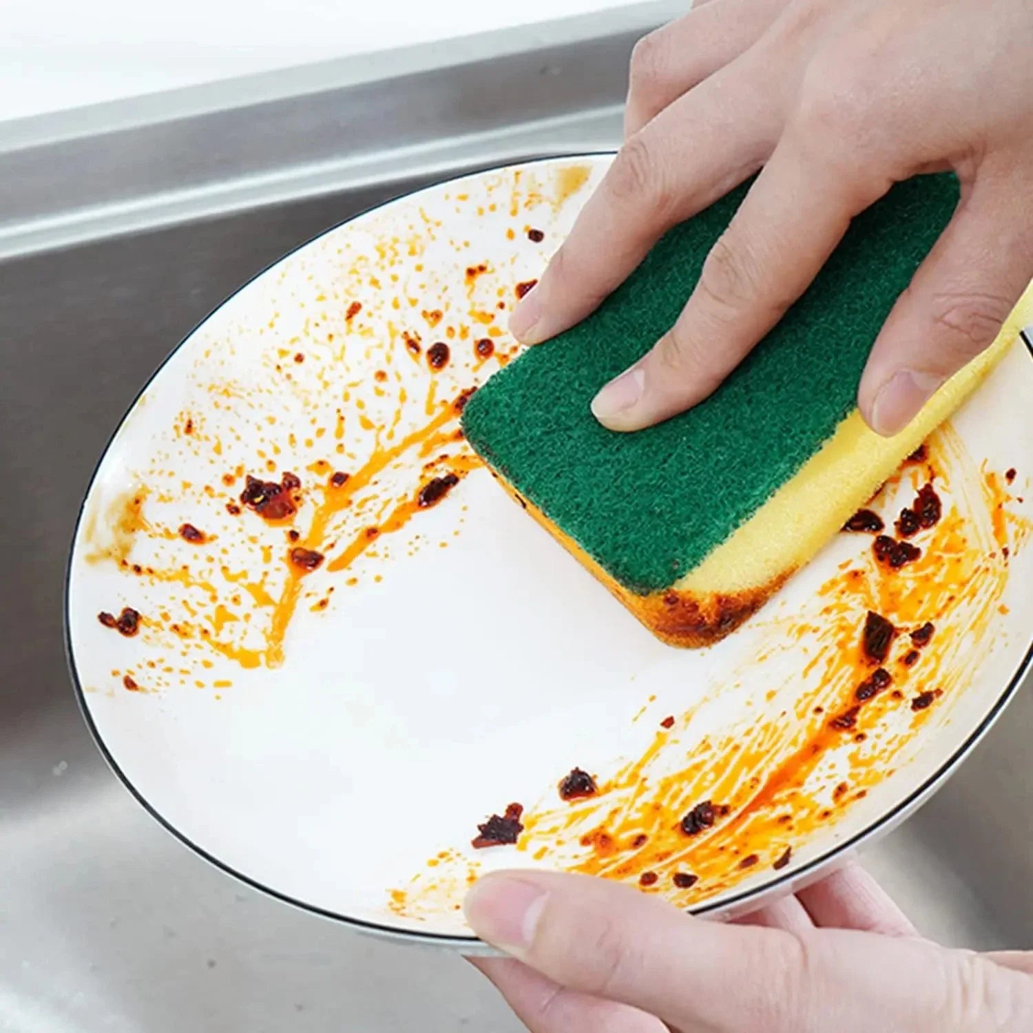 Highly Absorbent Double Sided Kitchen Cleaning Sponge - Smarsty