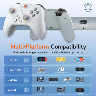 EasySMX X05 Wireless Gaming Controller with RGB Lights - Smarsty