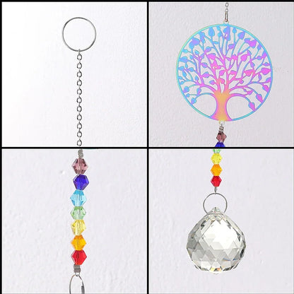 Colorful Crystal Pendant Suncatcher for Home Decoration - Smarsty