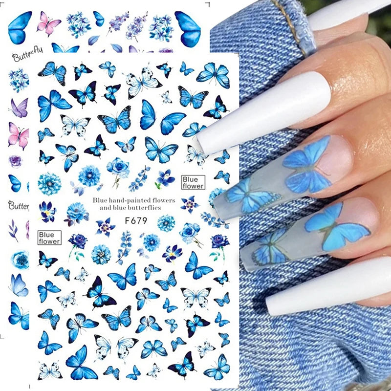 Luxury 3D Butterfly Nail Stickers for Stunning Art - Smarsty