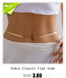 PuRui Sexy Crystal Glass Belly Chain for Women - Smarsty