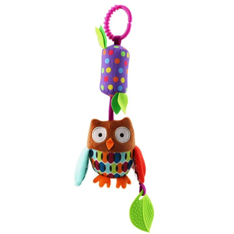 Newborn Baby Plush Stroller Toys Baby Rattles Mobiles Cartoon Animal Hanging Bell Educational Baby Toys 0-12 Months Speelgoed by Smarsty