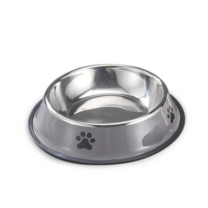 Stainless Steel Dog and Cat Food Bowl Anti-Fall Design - Smarsty