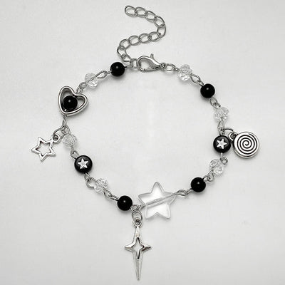 Handmade Leather Wrap Bracelet With Adjustable Beads - Smarsty