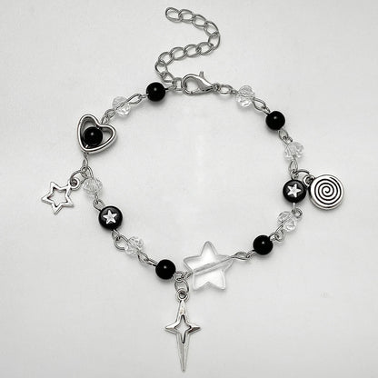 Handmade Leather Wrap Bracelet With Adjustable Beads - Smarsty