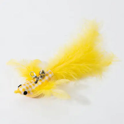 Interactive Cat Wand Toy with Suction Cup and Bell - Smarsty