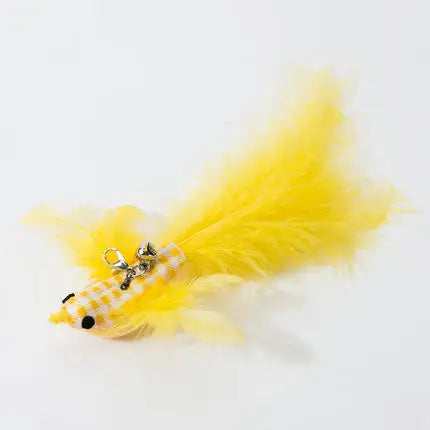 Interactive Cat Wand Toy with Suction Cup and Bell - Smarsty