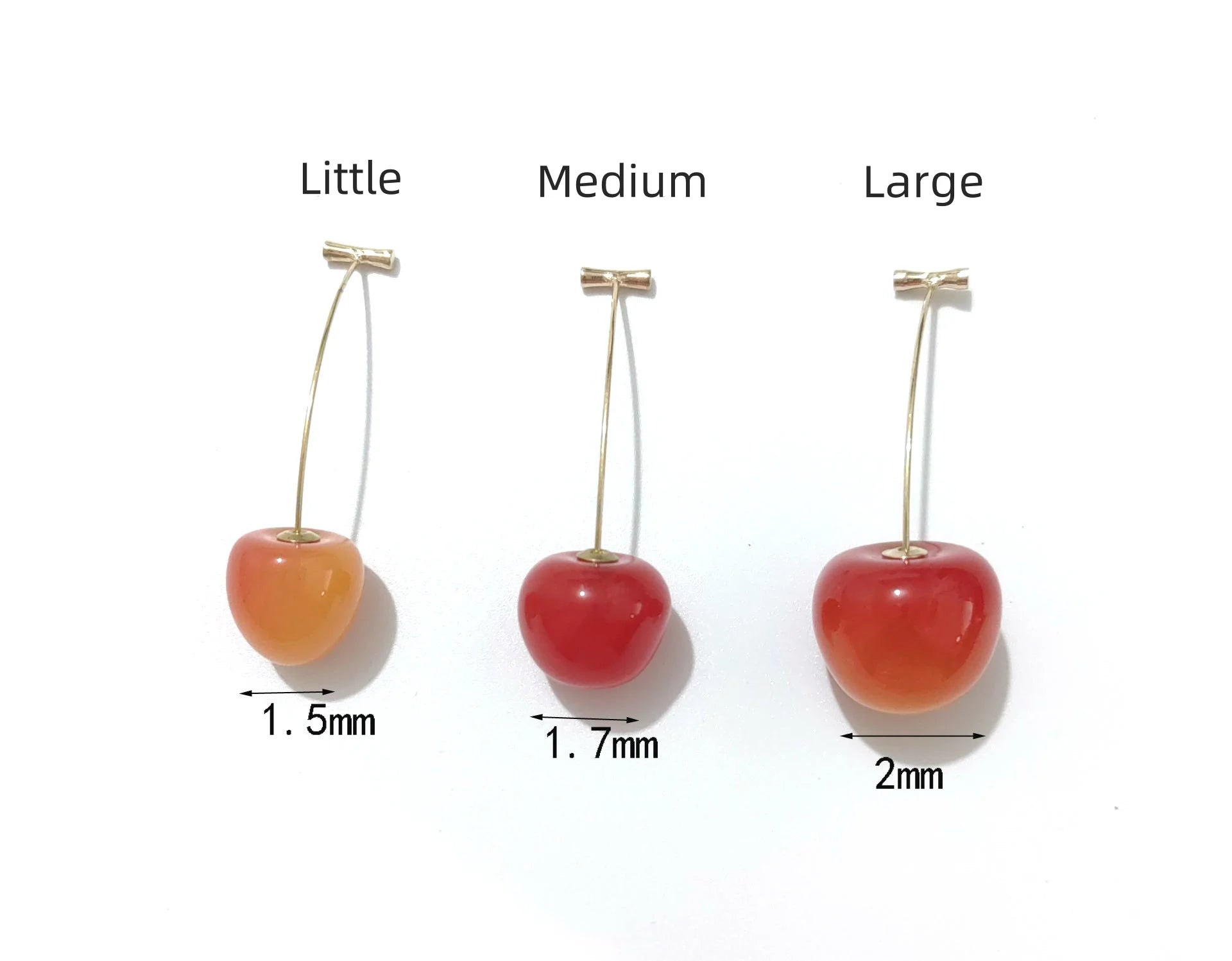 Cute Cherry Drop Earrings for Women - Trendy Summer Jewelry - Smarsty