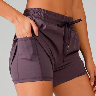 Yoga Shorts Women Fitness Top Spandex Neon Elastic Running Workout Short Leggings For Ladies Gym Sport Shorts Fitness Sportwear - Smarsty