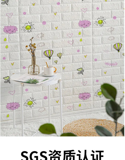 3D Foam Brick Wall Panels Self Adhesive Waterproof Decor - Smarsty