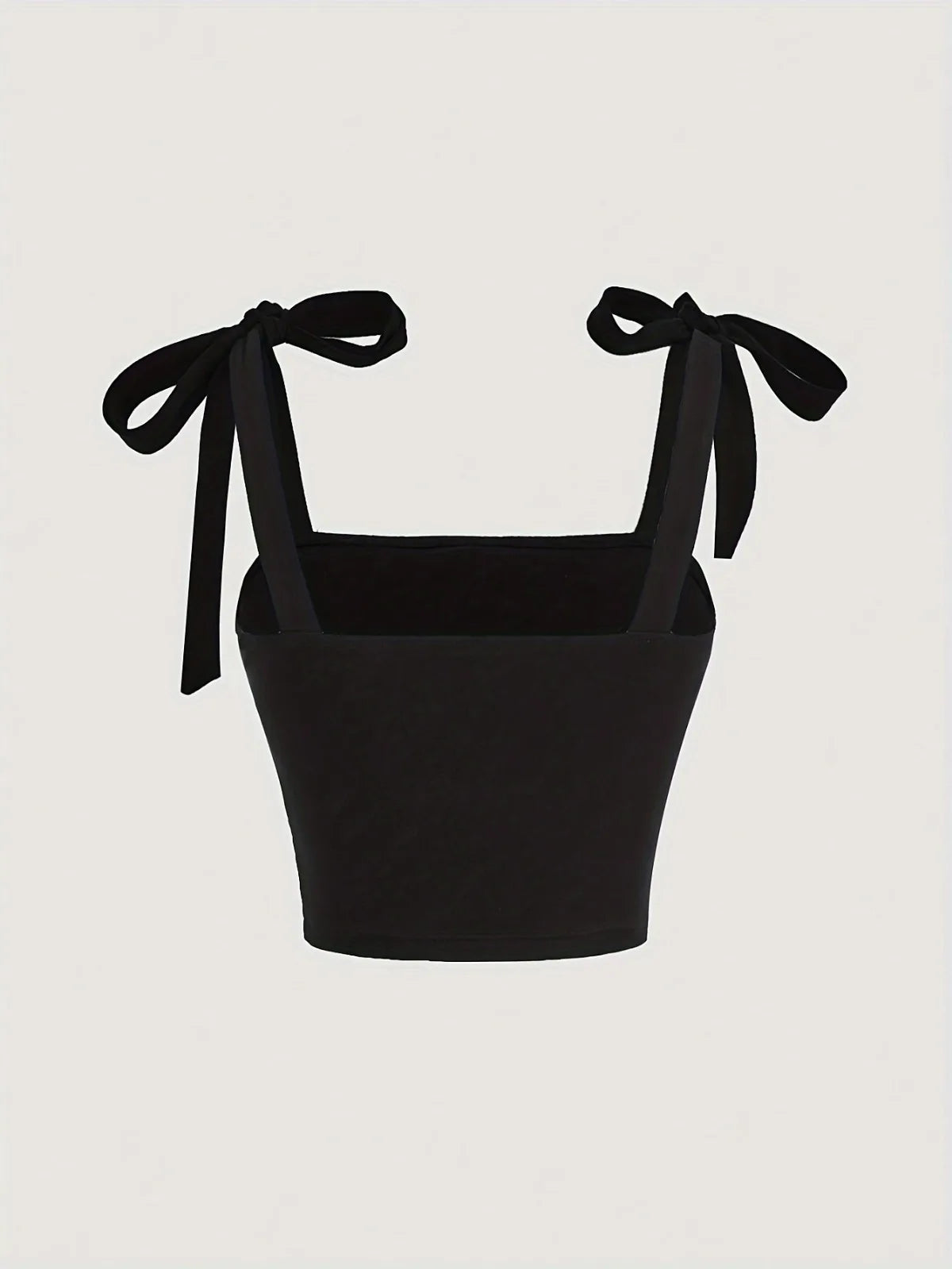 Solid Tie Shoulder Ruched Wide Strap Slim Fit Crop Top Women Clothing Summer 2025 Y2K Clothes Pink Backless Camis Top Streetwear