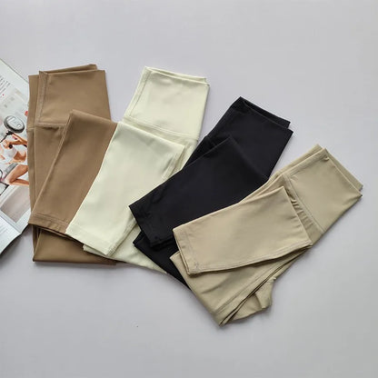 High Quality Sport Leggings For Women High Waist Yoga Leggings Soft Breathable Sports Tights Leggings Fitness Gym Elastic Pants - Smarsty