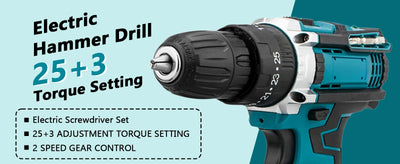 Cordless Brushless Impact Wrench with Toolbox Set - Smarsty