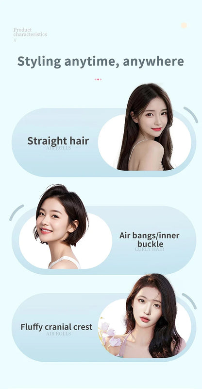 Portable Wireless Hair Straightener with Negative Ion Technology - Smarsty
