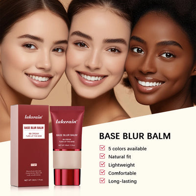 Matte Base Blur Balm Soft Light Focus Matte Cream Coverage Concealer Waterproof Long-lasting Natural Foundation Cosmetics Makeup
