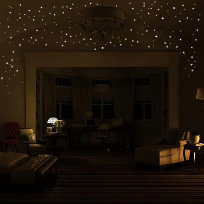 Luminous Glow In The Dark Star Wall Stickers - Smarsty