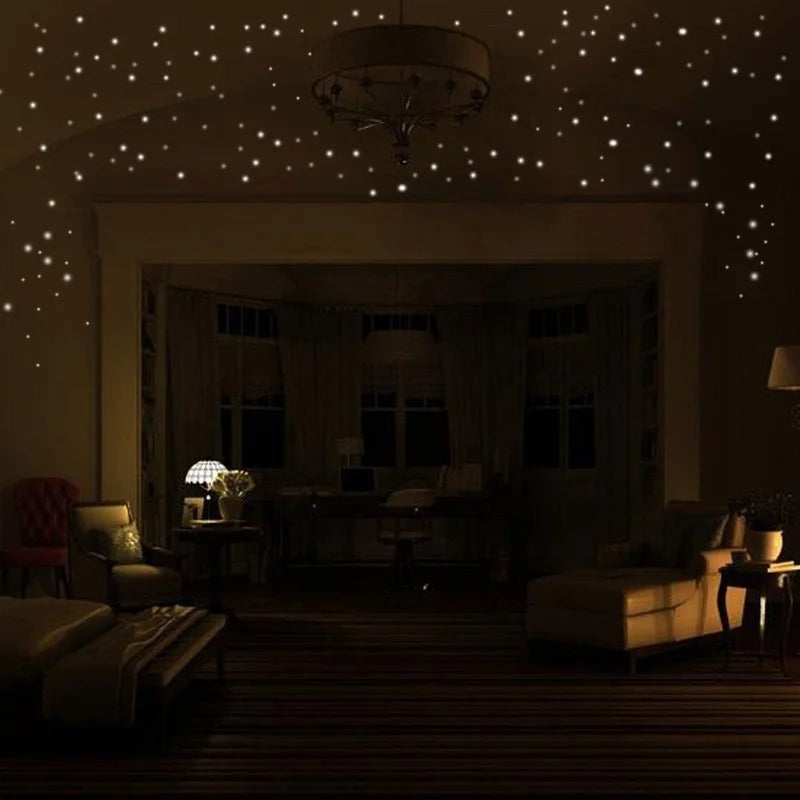 Luminous Glow In The Dark Star Wall Stickers - Smarsty