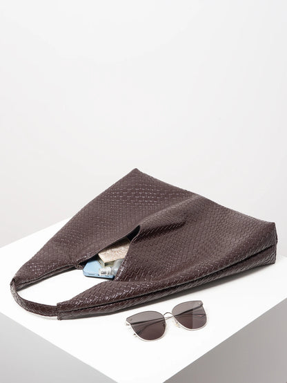 Elegant Retro Shoulder Bag Women Large Tote Everyday - Smarsty