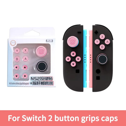 Thumb Button Grip Caps for Nintendo Switch Joysticks - Smarsty