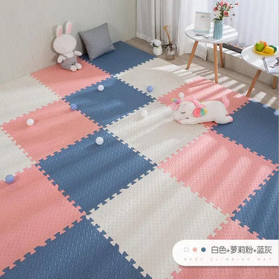 16pcs Foam Baby Play Mat Puzzle Mat Kids Interlocking Exercise Tiles Rugs Puzzle Floor Tiles Toy Carpet Soft Carpet 30*30*1cm by Smarsty
