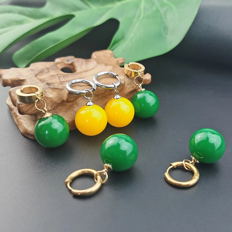 Anime Zamasu Potara Earrings for Goku and Vegeta Cosplay - Smarsty