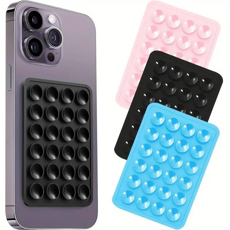 Silicone Suction Phone Holder Wall Mount Anti Slip Stand - Smarsty