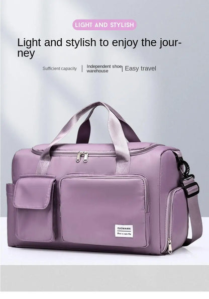 Unixinu Carry On Weekender Duffle Bag With Shoe Compartment - Smarsty